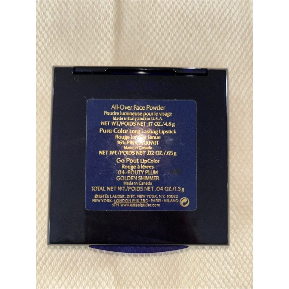ESTEE LAUDER~ALL-OVER FACE POWDER & PURE COLOR/GO POUT‎ LIP PALETTE ~ RARE ~ NEW